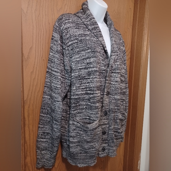 Mens ROUTE 66 cardigan holiday sweater - Picture 4 of 7